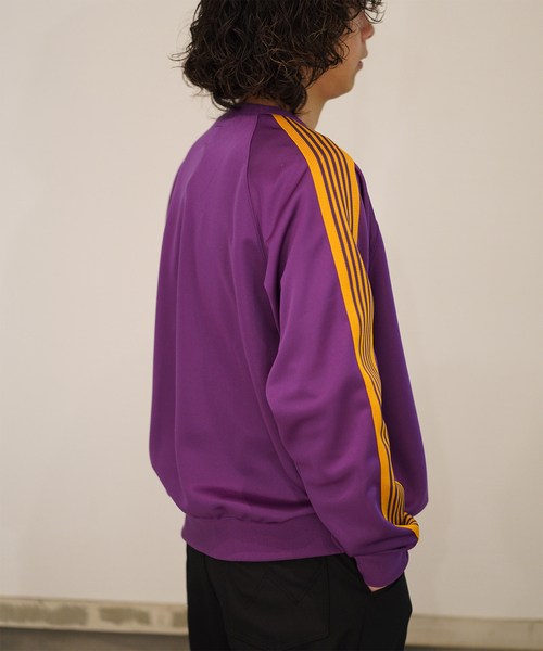 Needles(ニードルス)の「NEEDLES / ニードルズ Track Crew Neck Shirt(Tシャツ/カットソー・メンズ・アイボリー/パープル/サックスブルー・MEDIUM/SMALL)」の15枚目の写真