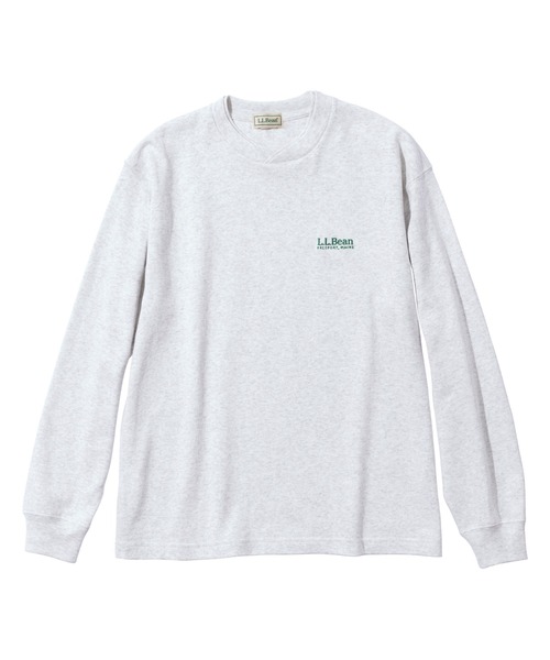 L.L.Bean(エルエルビーン)の「【JAPAN EDITION】ユニオン・ロングスリーブ・ティ(Tシャツ/カットソー・レディース・イエロー/ホワイト×グリーン/ライトグレー/ホワイト・MEDIUM)」の3枚目の写真