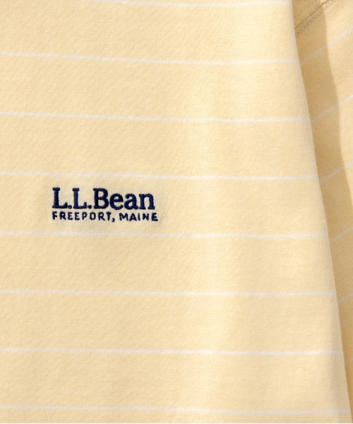 L.L.Bean(エルエルビーン)の「【JAPAN EDITION】ユニオン・ロングスリーブ・ティ(Tシャツ/カットソー・レディース・イエロー/ホワイト×グリーン/ライトグレー/ホワイト・MEDIUM)」の14枚目の写真