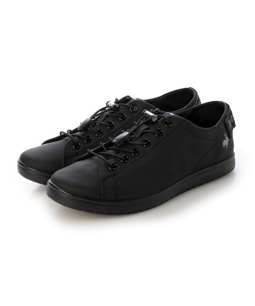 le coq sportif(ルコックスポルティフ)の「【レイン対応】スニーカー(LA アルマ T+R SM)(スニーカー・レディース・ブラック/ベージュ・LL/M/L)」の1枚目の写真