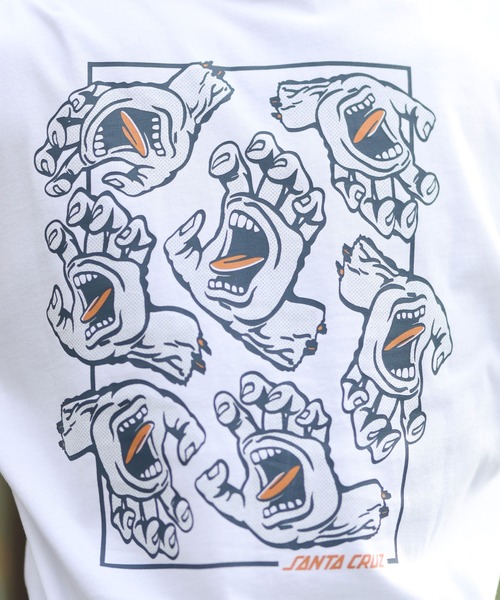 NEW ERA/ニューエラ SANTA CRUZコラボ 半袖Tシャツ バック