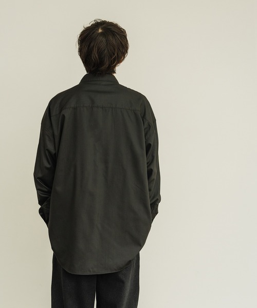 improves（インプローブス）の「無地 オーバーサイズ 長袖 レギュラーシャツ（シャツ/ブラウス・メンズ・ブルー/ブラック/ホワイト・X-LARGE/LARGE/MEDIUM/SMALL）」の15枚目の写真