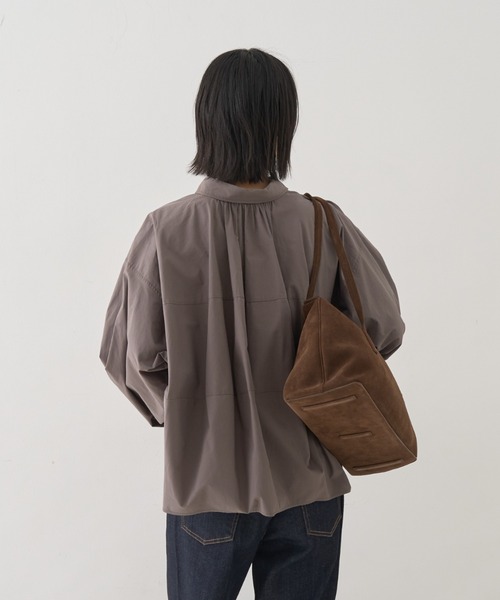 バックコクーンBIGシャツ（シャツ/ブラウス）｜Rouge vif Anna