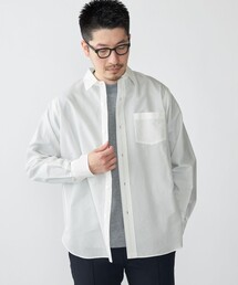 SHIPS: レギュラーカラー エアリー コットン ロングスリーブ シャツ
