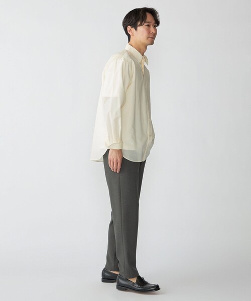 SHIPS(シップス)の「SHIPS: レギュラーカラー エアリー コットン ロングスリーブ シャツ(シャツ/ブラウス・メンズ・ホワイト/ネイビー/グレー/ブルー/クリーム/ライトグリーン・SMALL/MEDIUM/LARGE/X-LARGE)」の15枚目の写真