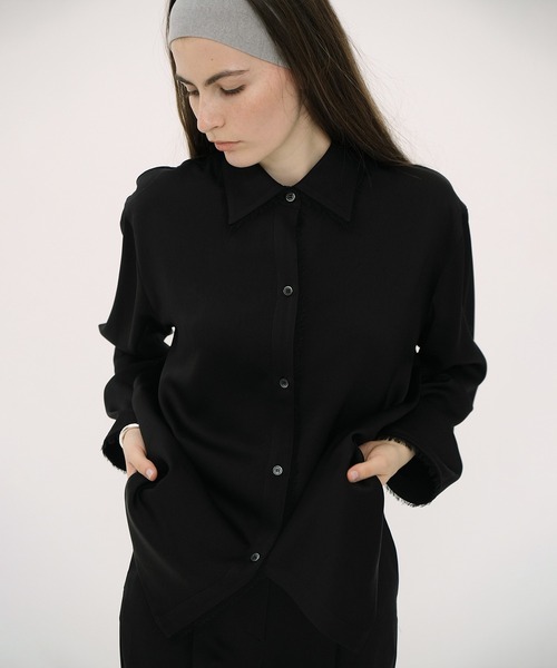 セール】W FACE FRINGE SHIRTS（シャツ/ブラウス）｜CLANE（クラネ）の