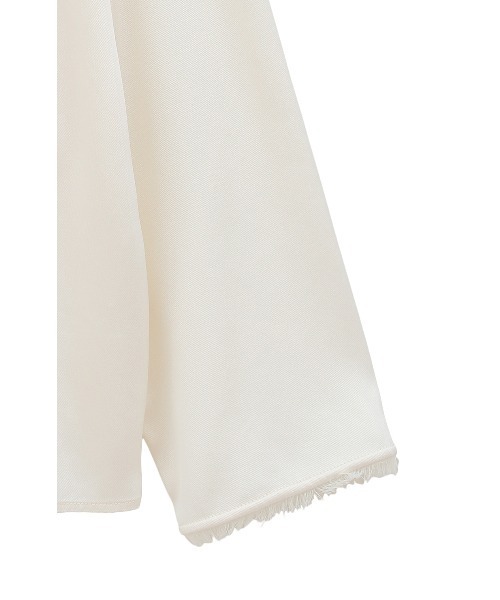 CLANE（クラネ）の「W FACE FRINGE SHIRTS（シャツ/ブラウス・レディース・アイボリー/ブラック・1/2）」の18枚目の写真