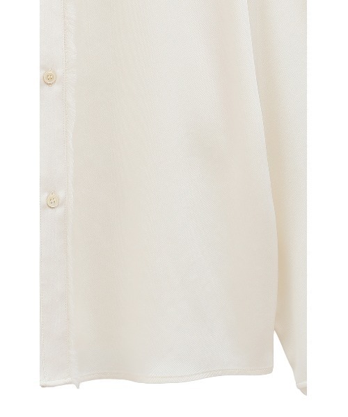 CLANE（クラネ）の「W FACE FRINGE SHIRTS（シャツ/ブラウス・レディース・アイボリー/ブラック・1/2）」の19枚目の写真