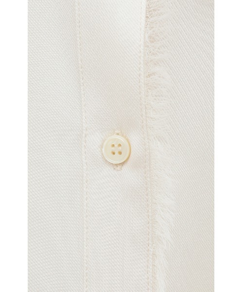 CLANE（クラネ）の「W FACE FRINGE SHIRTS（シャツ/ブラウス・レディース・アイボリー/ブラック・1/2）」の20枚目の写真