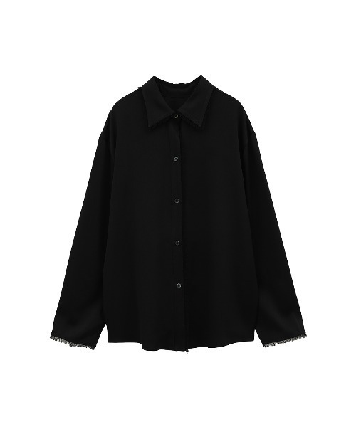 CLANE（クラネ）の「W FACE FRINGE SHIRTS（シャツ/ブラウス・レディース・アイボリー/ブラック・1/2）」の22枚目の写真