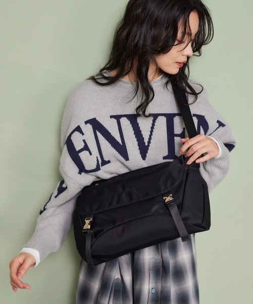 BARNYARDSTORM（バンヤードストーム）の「BARNYARDSTORM / キレイめメッセンジャーBAG（ショルダーバッグ・レディース・キャメル/ブラック・FREE）」の16枚目の写真