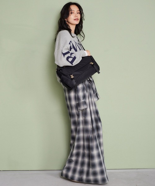 BARNYARDSTORM（バンヤードストーム）の「BARNYARDSTORM / キレイめメッセンジャーBAG（ショルダーバッグ・レディース・キャメル/ブラック・FREE）」の17枚目の写真