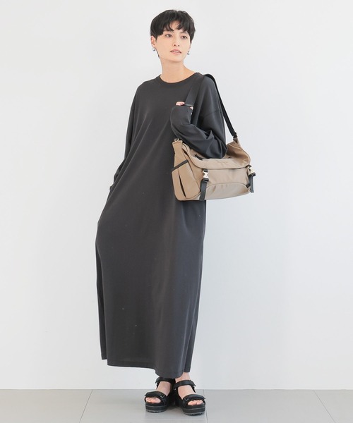 BARNYARDSTORM（バンヤードストーム）の「BARNYARDSTORM / キレイめメッセンジャーBAG（ショルダーバッグ・レディース・キャメル/ブラック・FREE）」の4枚目の写真