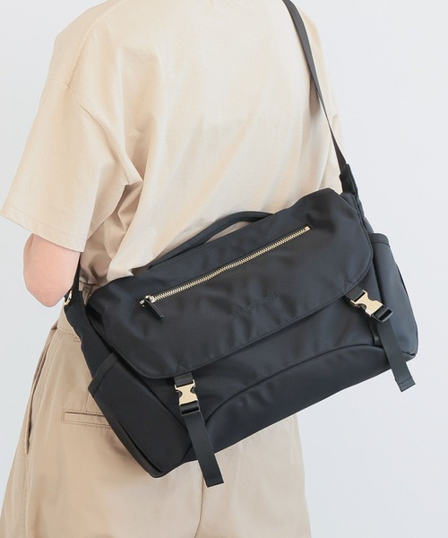 BARNYARDSTORM（バンヤードストーム）の「BARNYARDSTORM / キレイめメッセンジャーBAG（ショルダーバッグ・レディース・キャメル/ブラック・FREE）」の8枚目の写真