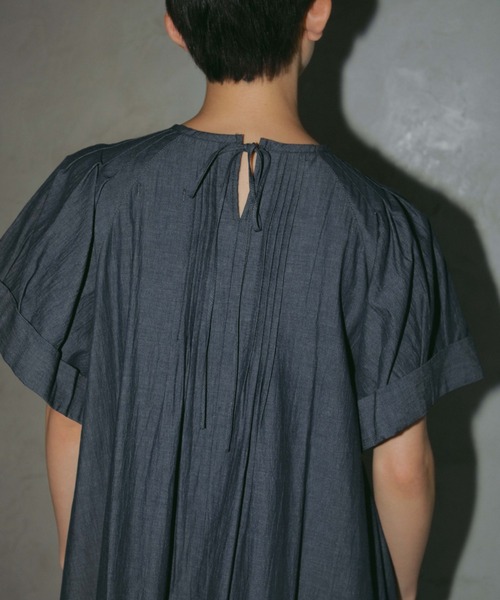 CASA FLINE（カーサフライン）の「【OC】オーガニックコットンタックスリーブ2wayドレス（ワンピース・レディース・アイボリー/ネイビー/ベージュ・FREE）」の15枚目の写真