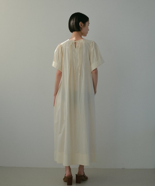 CASA FLINE（カーサフライン）の「【OC】オーガニックコットンタックスリーブ2wayドレス（ワンピース・レディース・アイボリー/ネイビー/ベージュ・FREE）」の11枚目の写真