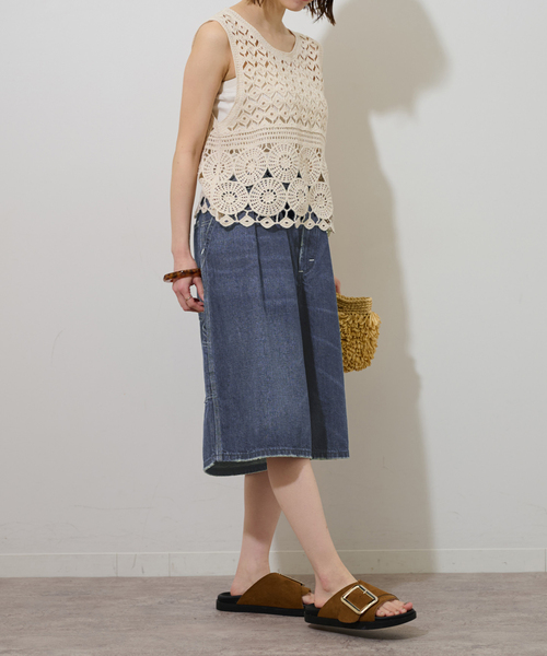 Lee(リー)の「【Lee /リー】BAGGY PAINTER SHORTS(その他パンツ・レディース・ブラック/ブルー・MEDIUM)」の15枚目の写真
