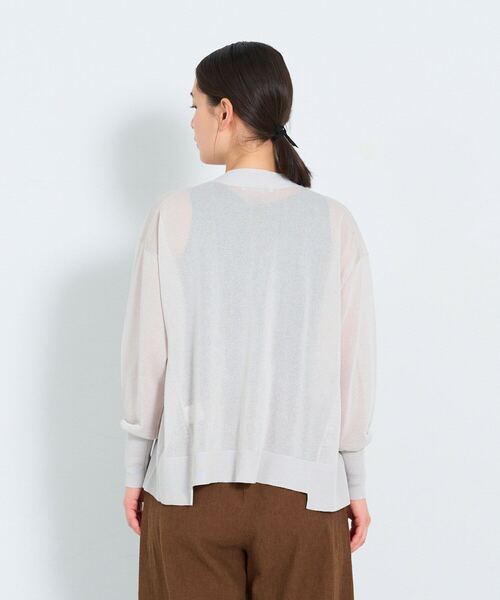 ADIEU TRISTESSE（アデュートリステス）の「KOYORI Vカーディガン（カーディガン/ボレロ・レディース・ブラック/ミント/ライトグレー・FREE）」の10枚目の写真