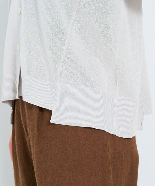 ADIEU TRISTESSE（アデュートリステス）の「KOYORI Vカーディガン（カーディガン/ボレロ・レディース・ブラック/ミント/ライトグレー・FREE）」の14枚目の写真