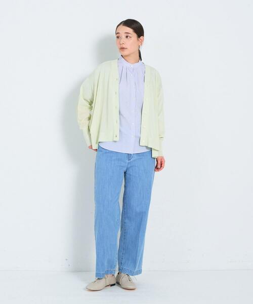 ADIEU TRISTESSE（アデュートリステス）の「KOYORI Vカーディガン（カーディガン/ボレロ・レディース・ブラック/ミント/ライトグレー・FREE）」の15枚目の写真