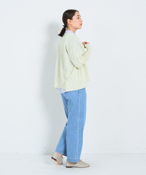 ADIEU TRISTESSE（アデュートリステス）の「KOYORI Vカーディガン（カーディガン/ボレロ・レディース・ブラック/ミント/ライトグレー・FREE）」の16枚目の写真