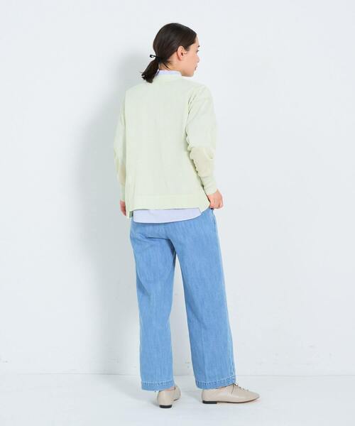 ADIEU TRISTESSE（アデュートリステス）の「KOYORI Vカーディガン（カーディガン/ボレロ・レディース・ブラック/ミント/ライトグレー・FREE）」の17枚目の写真