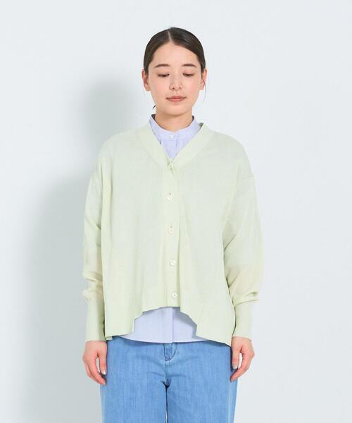 ADIEU TRISTESSE（アデュートリステス）の「KOYORI Vカーディガン（カーディガン/ボレロ・レディース・ブラック/ミント/ライトグレー・FREE）」の19枚目の写真