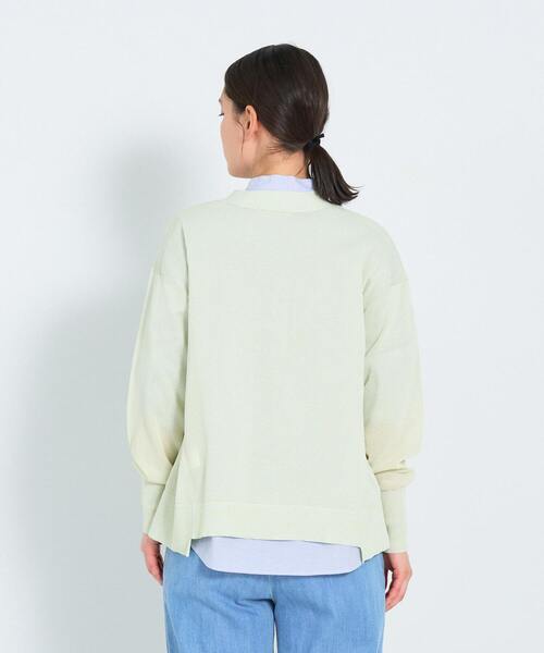 ADIEU TRISTESSE（アデュートリステス）の「KOYORI Vカーディガン（カーディガン/ボレロ・レディース・ブラック/ミント/ライトグレー・FREE）」の21枚目の写真