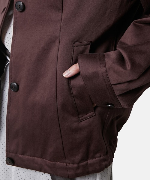 iRENE（アイレネ）の「コットンサテンブルゾンジャケット / Cotton Satin Blouson Jacket（テーラードジャケット・レディース・アイボリー/ブラウン・36）」の18枚目の写真