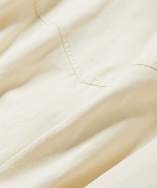 iRENE（アイレネ）の「コットンサテンブルゾンジャケット / Cotton Satin Blouson Jacket（テーラードジャケット・レディース・アイボリー/ブラウン・36）」の10枚目の写真