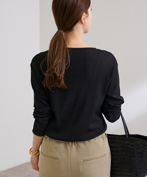 FRAMeWORK（フレームワーク）の「≪追加≫スパンライクドライテレコロンT（Tシャツ/カットソー・レディース・イエロー/ホワイト/ブラック・FREE）」の20枚目の写真