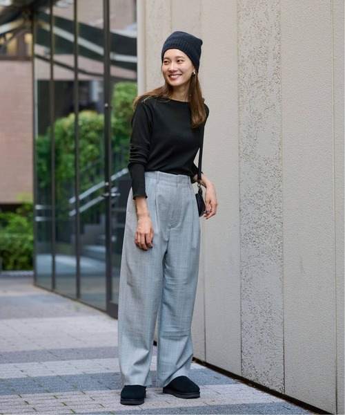 FRAMeWORK（フレームワーク）の「≪追加≫スパンライクドライテレコロンT（Tシャツ/カットソー・レディース・イエロー/ホワイト/ブラック・FREE）」の21枚目の写真