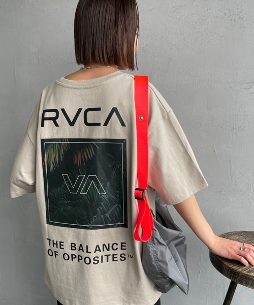 RVCA（ルーカ）の「[RVCA/ルーカ] PALM BOX バックプリントショートスリーブTシャツ（Tシャツ/カットソー・レディース・ホワイト/ブラック/カーキ・M/L/XL）」の3枚目の写真
