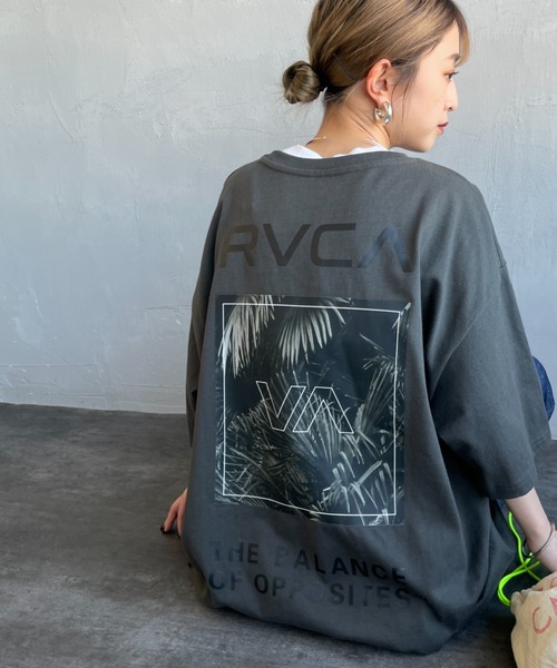RVCA（ルーカ）の「[RVCA/ルーカ] PALM BOX バックプリントショートスリーブTシャツ（Tシャツ/カットソー・レディース・ホワイト/ブラック/カーキ・M/L/XL）」の20枚目の写真