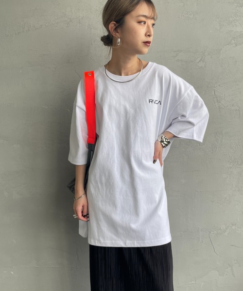 RVCA（ルーカ）の「[RVCA/ルーカ] PALM BOX バックプリントショートスリーブTシャツ（Tシャツ/カットソー・レディース・ホワイト/ブラック/カーキ・M/L/XL）」の10枚目の写真