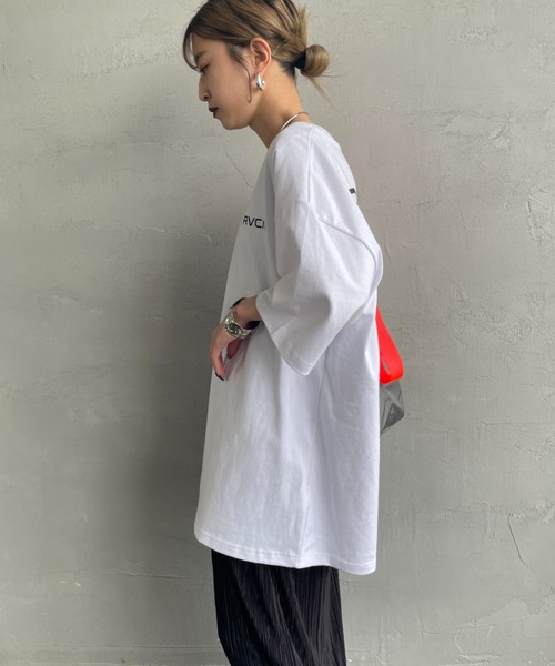 RVCA（ルーカ）の「[RVCA/ルーカ] PALM BOX バックプリントショートスリーブTシャツ（Tシャツ/カットソー・レディース・ホワイト/ブラック/カーキ・M/L/XL）」の11枚目の写真