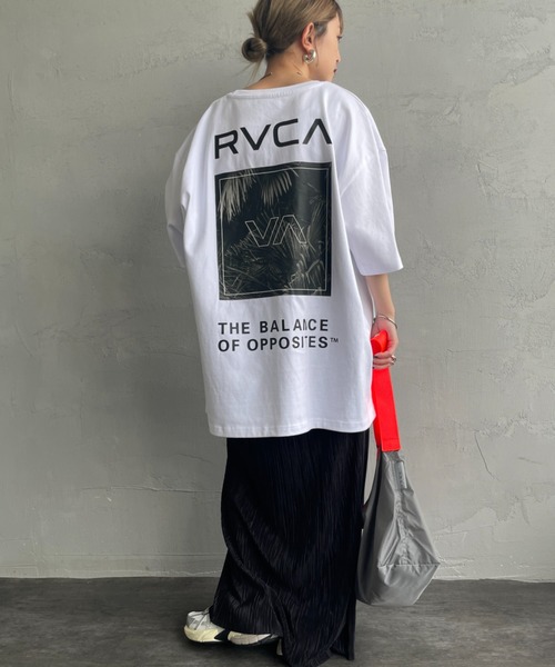 RVCA（ルーカ）の「[RVCA/ルーカ] PALM BOX バックプリントショートスリーブTシャツ（Tシャツ/カットソー・レディース・ホワイト/ブラック/カーキ・M/L/XL）」の16枚目の写真