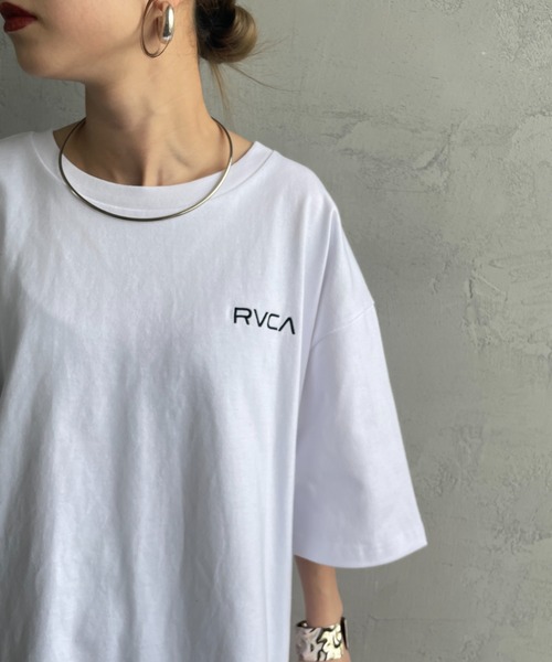 RVCA（ルーカ）の「[RVCA/ルーカ] PALM BOX バックプリントショートスリーブTシャツ（Tシャツ/カットソー・レディース・ホワイト/ブラック/カーキ・M/L/XL）」の17枚目の写真