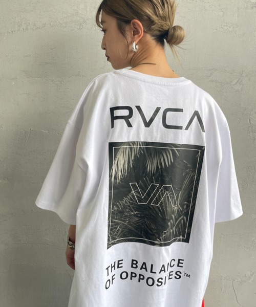 RVCA（ルーカ）の「[RVCA/ルーカ] PALM BOX バックプリントショートスリーブTシャツ（Tシャツ/カットソー・レディース・ホワイト/ブラック/カーキ・M/L/XL）」の18枚目の写真
