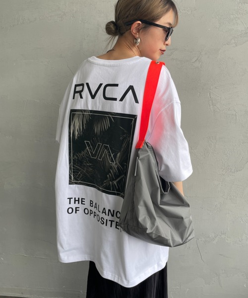 【RVCA】バックプリント Tシャツ★レアなトレンドアイテム♪ RVCA】バックプリント ロゴ ロンT☆色違い多数あり！！ (RVCA/T