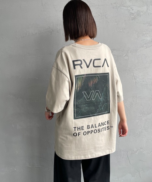 新品　25年春夏　RVCAルーカー　PALM BOX LT ロンＴ　白　L SALE】RVCA メンズ PALM BOX LT ロンT 【2025年春夏モデル】