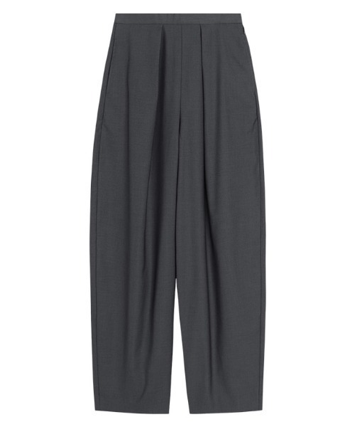 RASW（ラス）の「[RASW]インタックカーブパンツ（スラックス・レディース・グレイッシュベージュ/チャコール・S/M/L）」の4枚目の写真