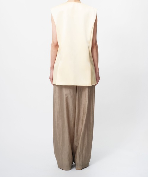 セール】NYLON TAFFETA GLITTER SWEAT PANTS / ナイロンタフタ