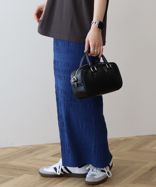 AMERICAN HOLIC（アメリカンホリック）の「シャーリングタイトスカート（スカート・レディース・ブラック/ライトベージュ/ブルー系その他6/その他6/チャコールグレー・M/L）」の20枚目の写真