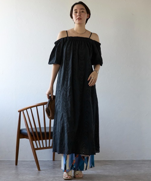 土曜まで6,980円‼️美品✨COTOO コトゥー ワンピース S coto cotte コトコト | 裾刺繍シアーパフワンピ 女の子