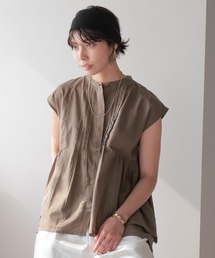 Pin Tuck Peplum Blouse|ピンタックペプラムブラウス