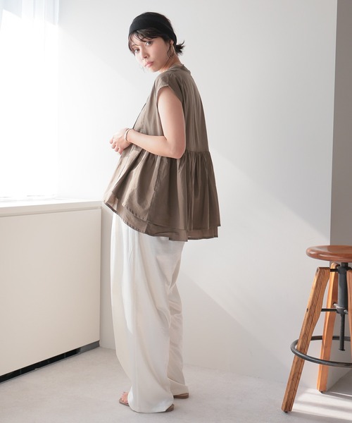 【変形ブラウス✨】ENFÖLD OFF-NECK PEPLUM PULLOVER 変形ブラウス✨】ENFÖLD OFF-NECK PEPLUM PULLOVER ENFOLD