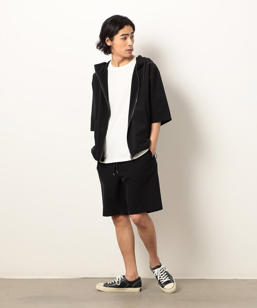 Purple&Yellow(パープルアンドイエロー)の「ナイロンストレッチショートパンツ(その他パンツ・メンズ・ブラック/キャメル・X-LARGE/LARGE/MEDIUM/SMALL)」の4枚目の写真