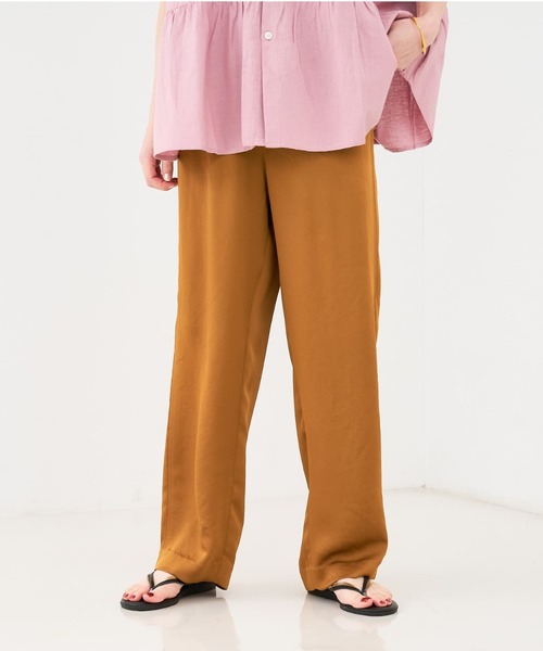 コレックス（collex）/【手洗い可能】【新色】リラックスサテンパンツ2 セール】【手洗い可能】【新色】リラックスサテンパンツ2（その他