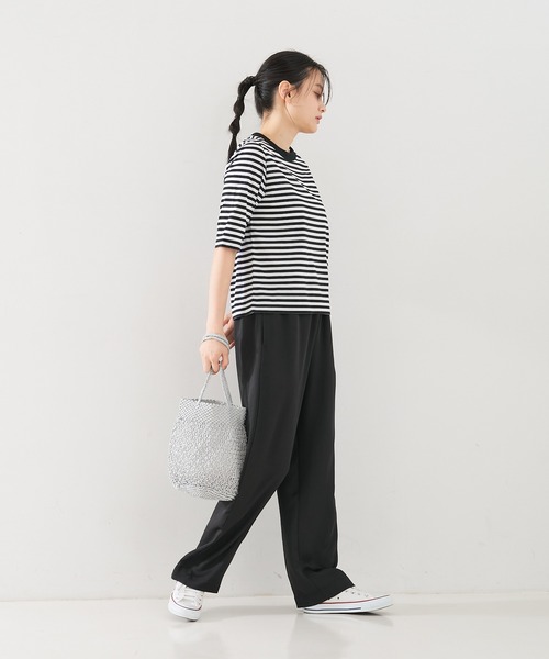 collex(コレックス)の「【手洗い可能】【新色】リラックスサテンパンツ2(その他パンツ・レディース・セージグリーン/ライラック/ブラウン系その他・1/2)」の5枚目の写真